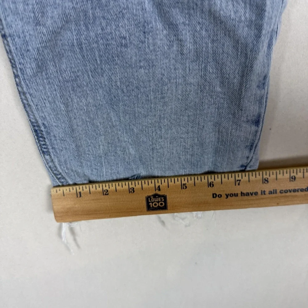 Old Navy Sky-Hi Straight Jeans Womens 16 Blue Light Wash High Rise Stretch Denim